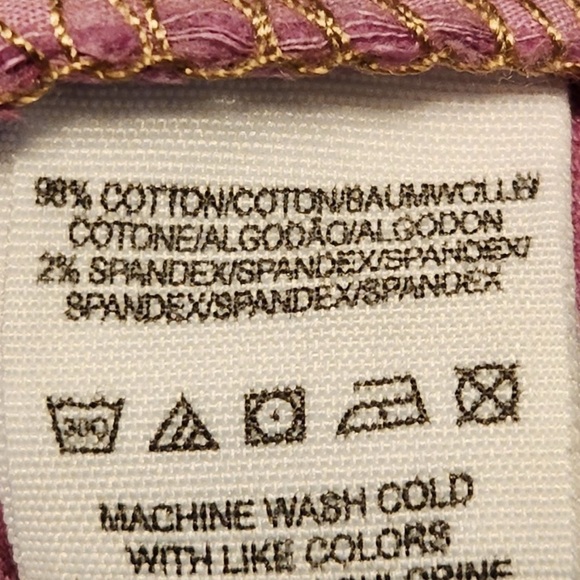 Free People Hot Rose Pink Corduroy Woman’s Skinny Jeans Size 26 Super cute! - Picture 6 of 9